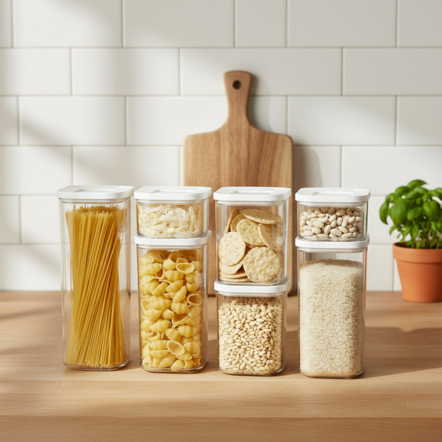 Mepal 7 Piece Storage Set – Airtight Kitchen Canisters